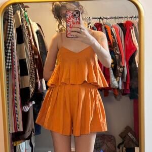 Orange two piece set